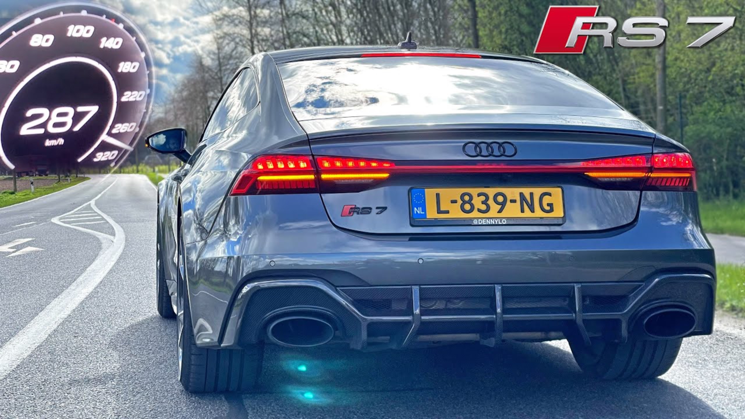 AUDI RS7 C8 с УДАЛЕННЫМ OPF ФИЛЬТРОМ | 0-100 100-200 200-250 КМ/Ч POV & БРУТАЛЬНЫЙ ЗВУК AutoTopNL