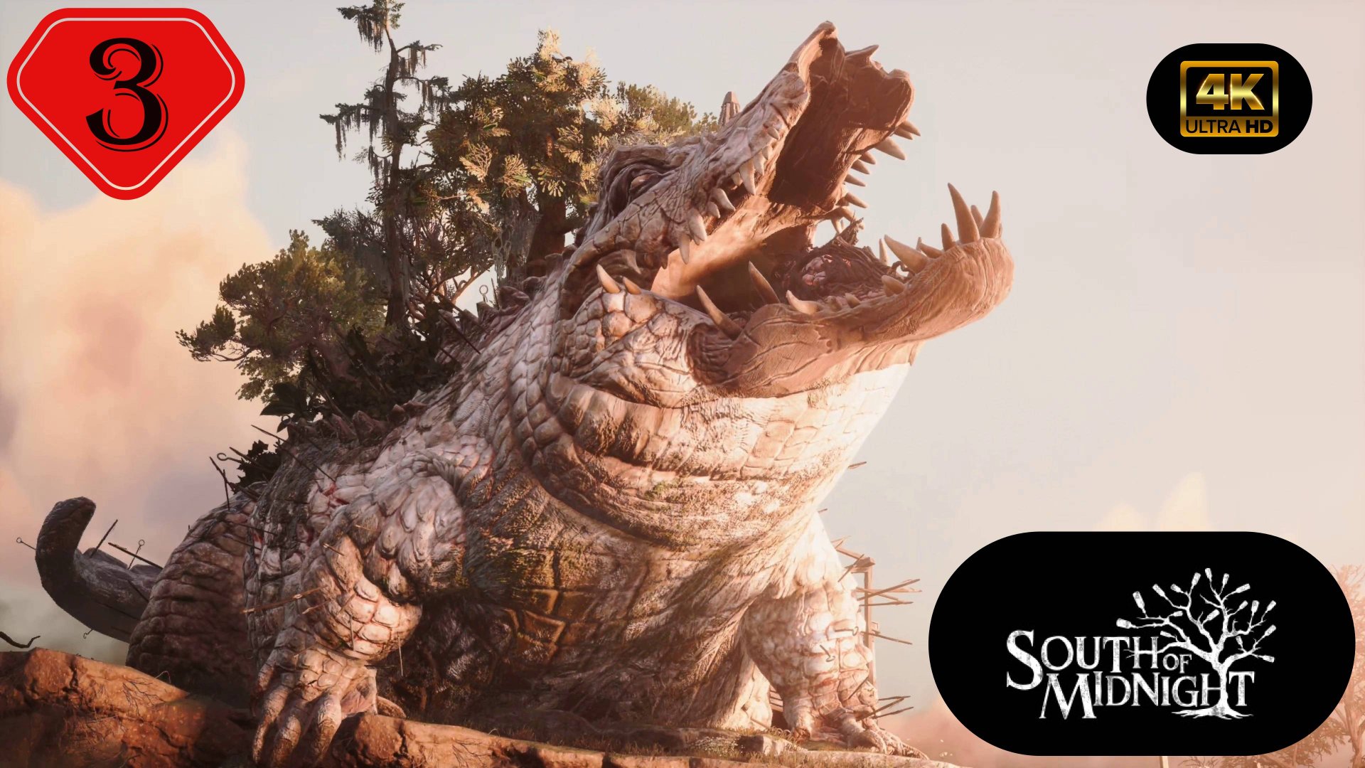 Жуткий нрав.Прохождение South of Midnight(4K).На Русском.#Часть3.