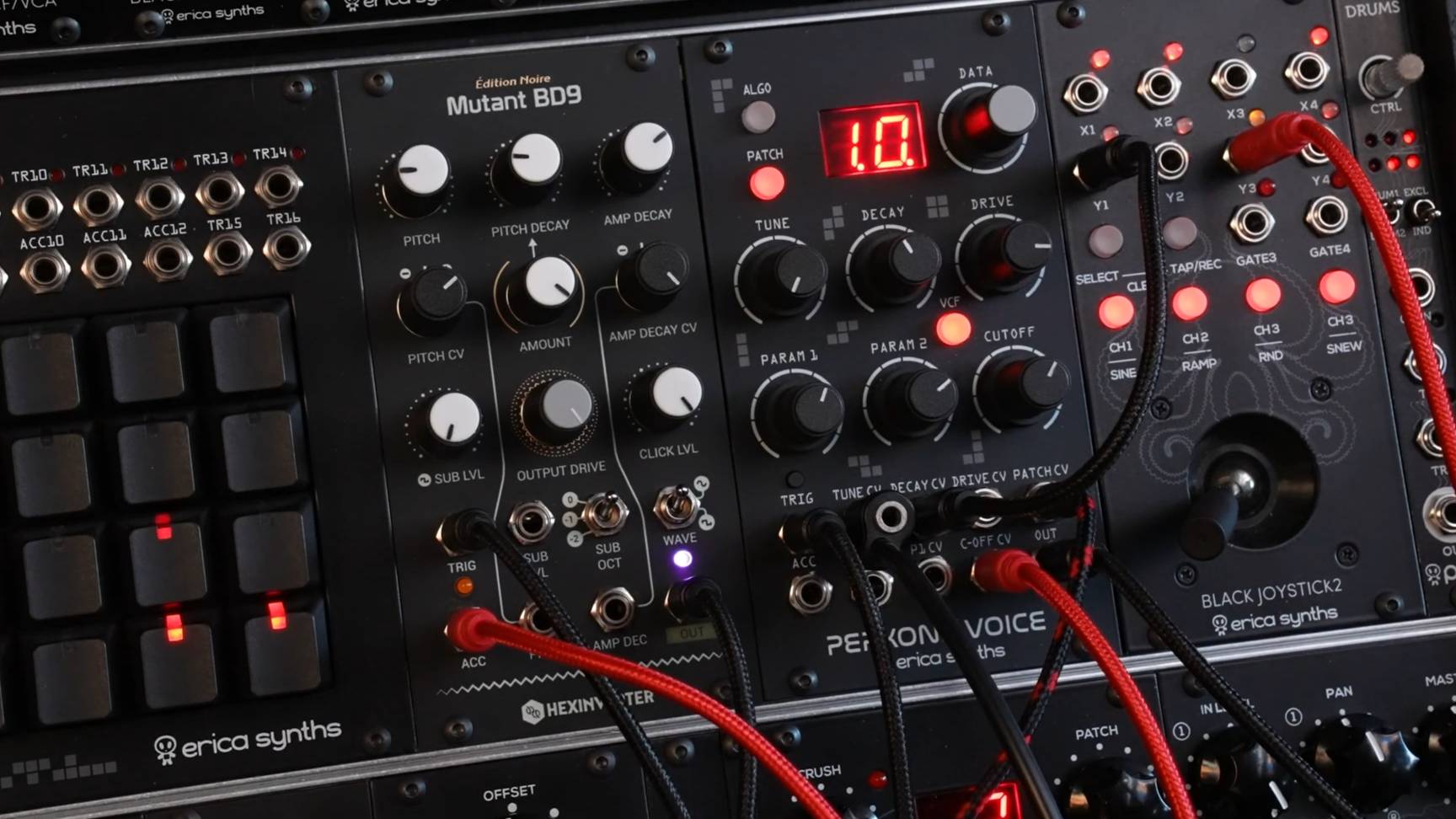Erica Synths x Hexinverter Mutant BD9: Sound Demo