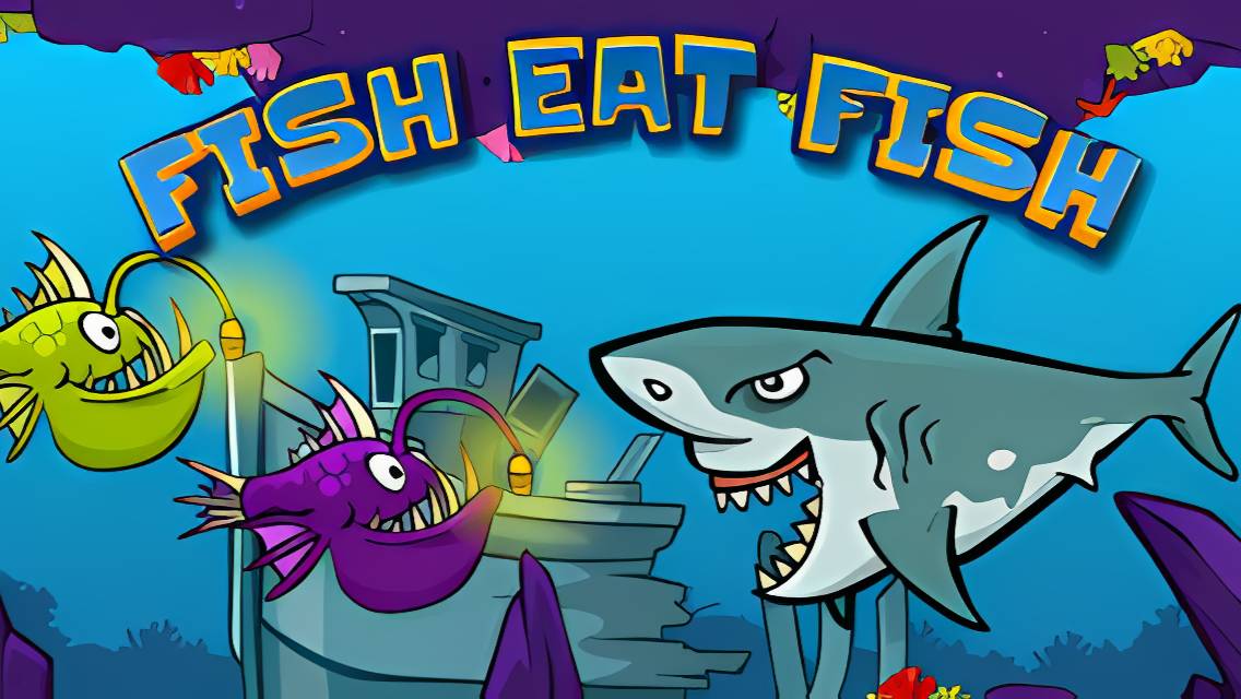 Fish Eat Fish.io геймплей игры для Android🔘🔵🔴 🅰🅽🅳🆁🅾🅸🅳🅿🅻🆄🆂👹 #FishEatFishio