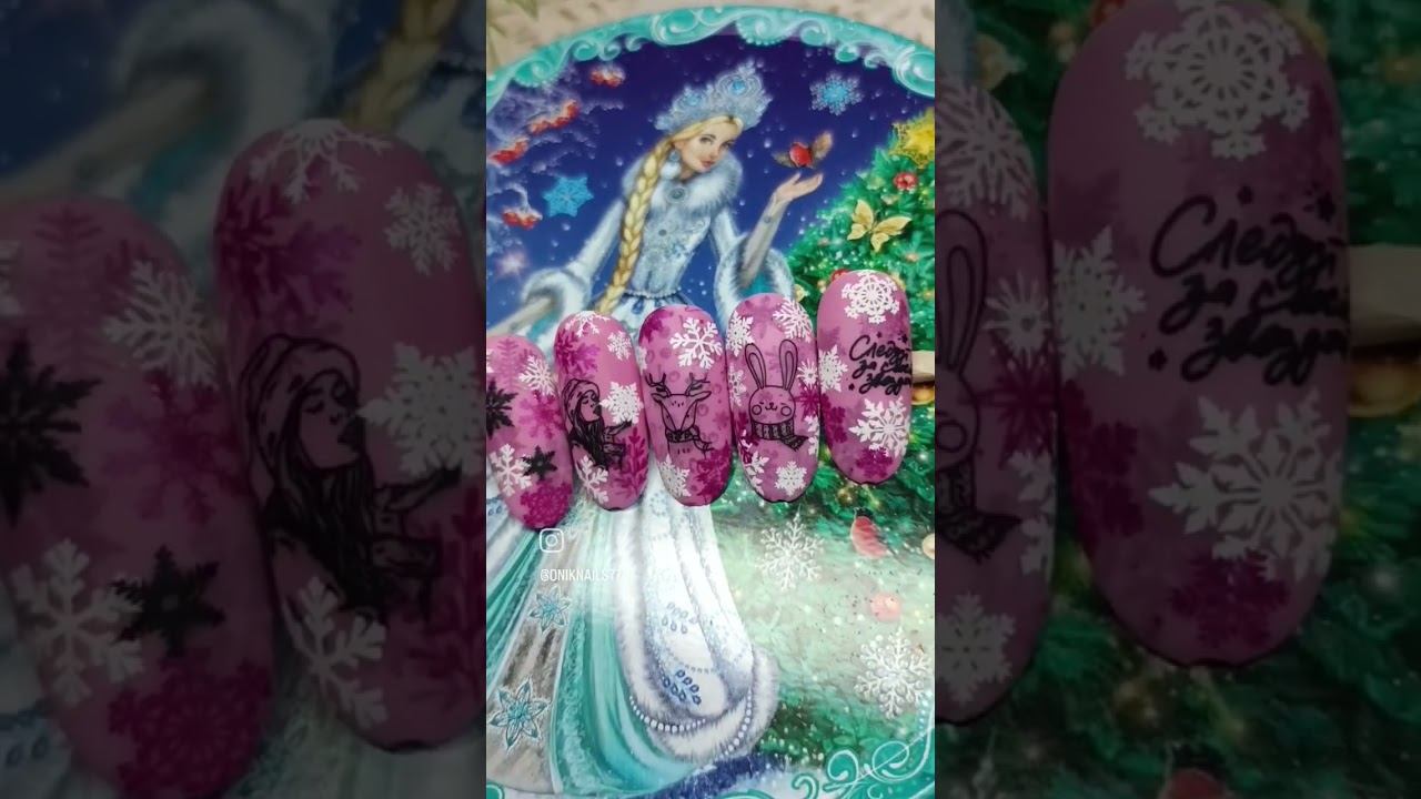 Дизайн с пластиной Meduzza stamping #stamping #nailart #дизайнногтей #стемпинг #meduzzastamping