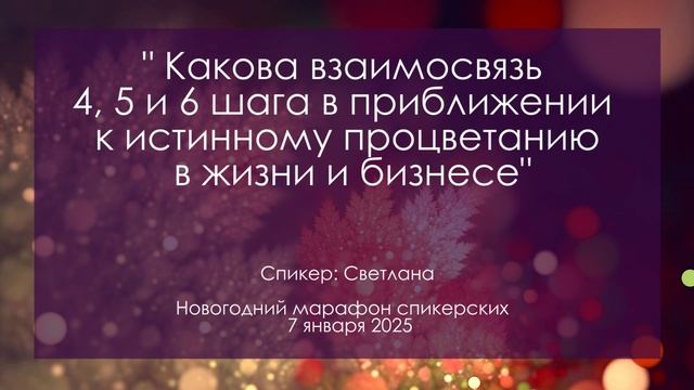 Спикерская на группе анонимных должников, Светлана
