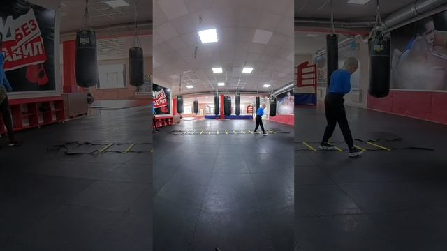 Тренировка с сыном