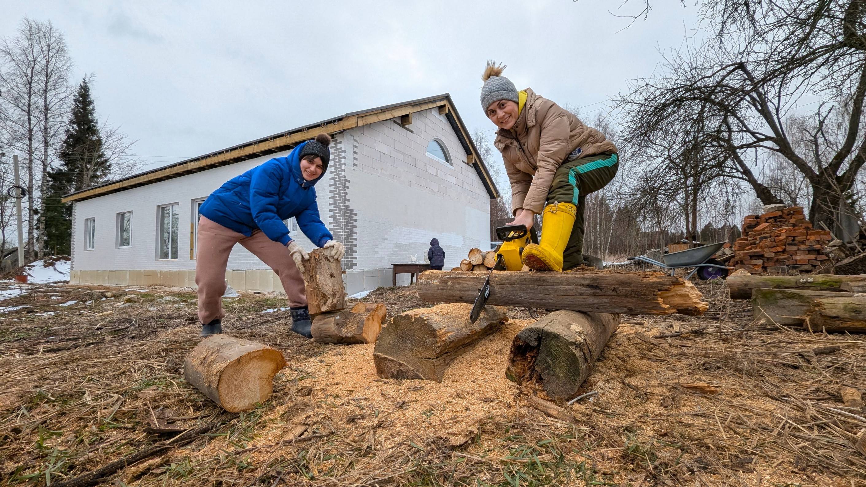 Работа на новом участке и в новом доме