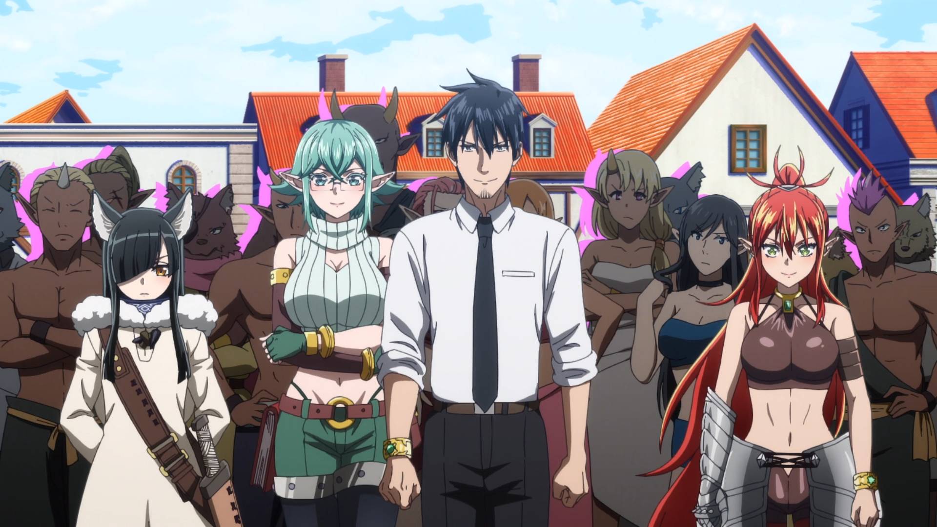 Обычный служащий переносится в другой мир, где становится одним из четырёх Небесных царей - серия 1