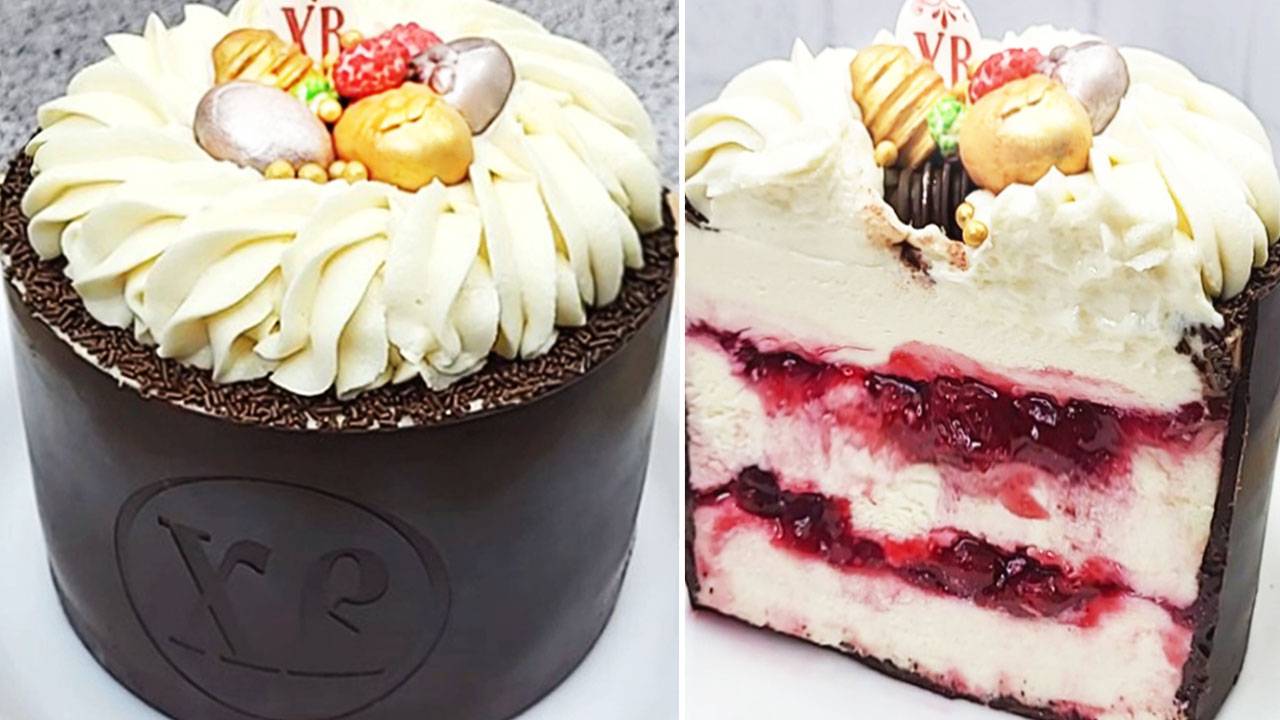 👑 КОРОЛЕВСКАЯ ПАСХА В ШОКОЛАДНОЙ «ШКАТУЛКЕ» 🍫 Секретный десерт, о котором мечтают ВСЕ гости! 🍒