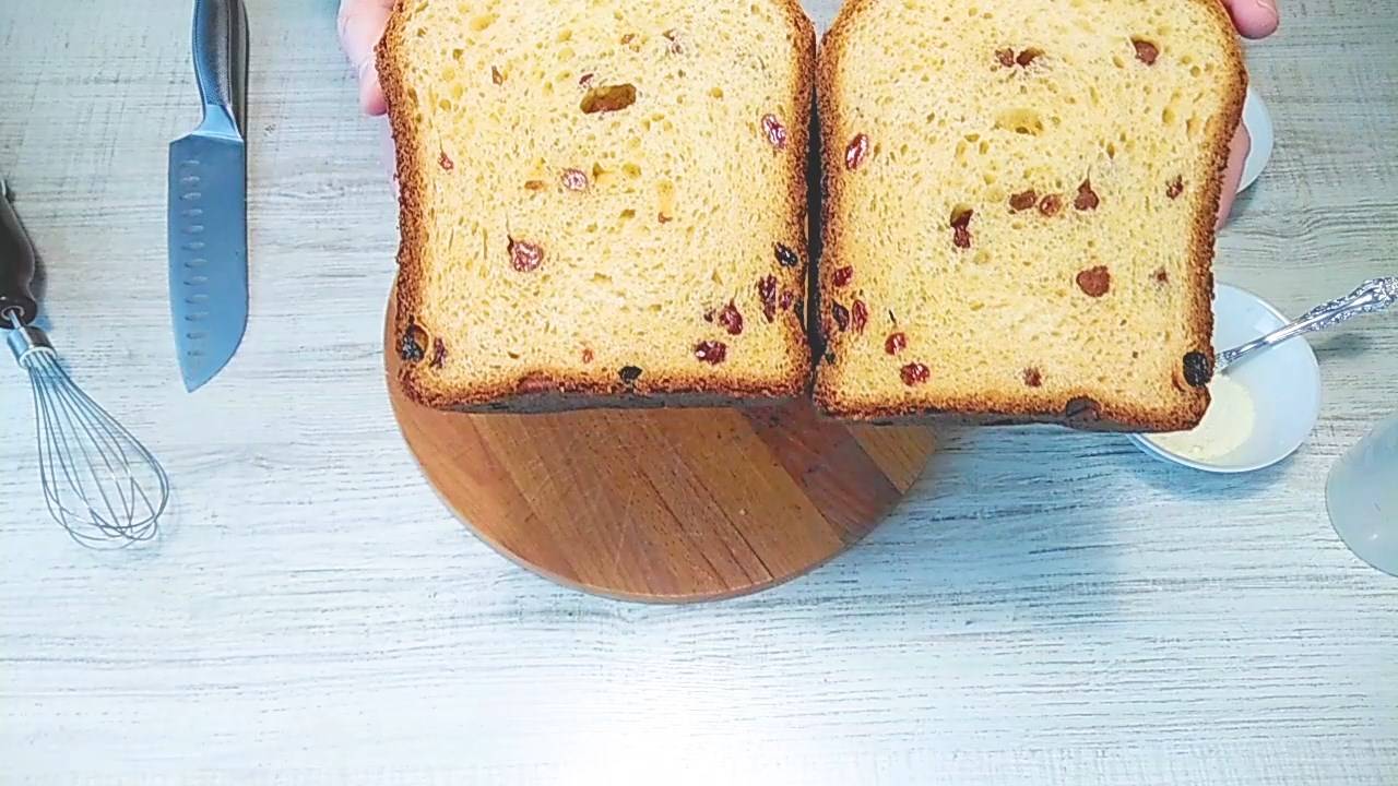 КУЛИЧ в Хлебопечке. Новая глазурь без яиц.