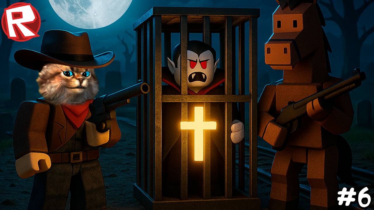 мёртвые рельсы роблокс 6 серия 🤠 Roblox Dead Rails Весёлый Кот