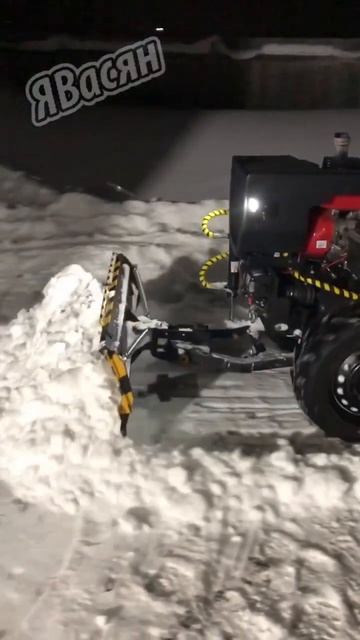 Толкаем снег #самоделки #своимируками #явасян #васо #минитехника