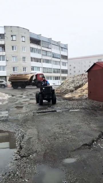 #🚜 #самодельныйминитрактор #минипогрузчик #васо #минитехника #минитрактор #своимируками минитрактор
