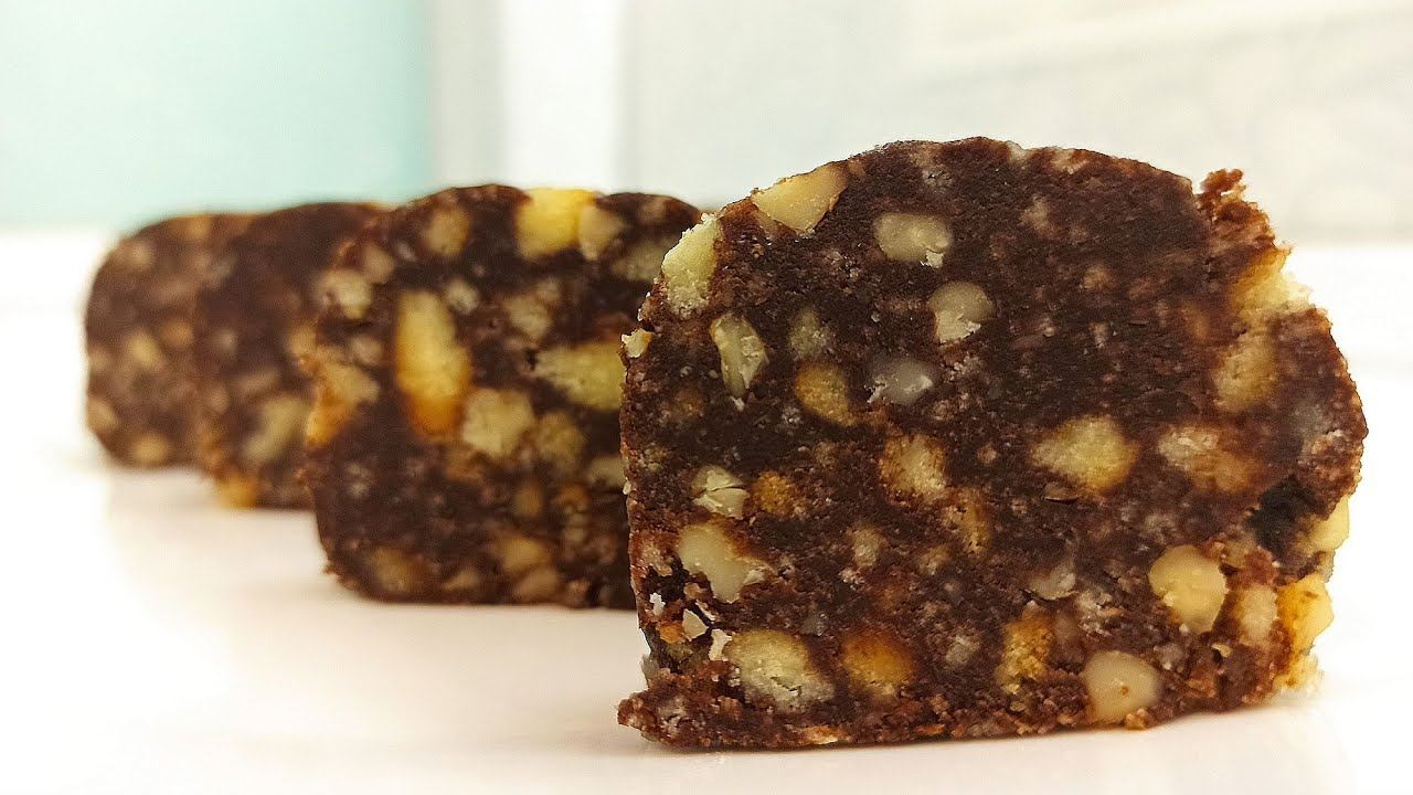 ШОКОЛАДНАЯ КОЛБАСКА, как в детстве, за 10 минут / Магия вкуса