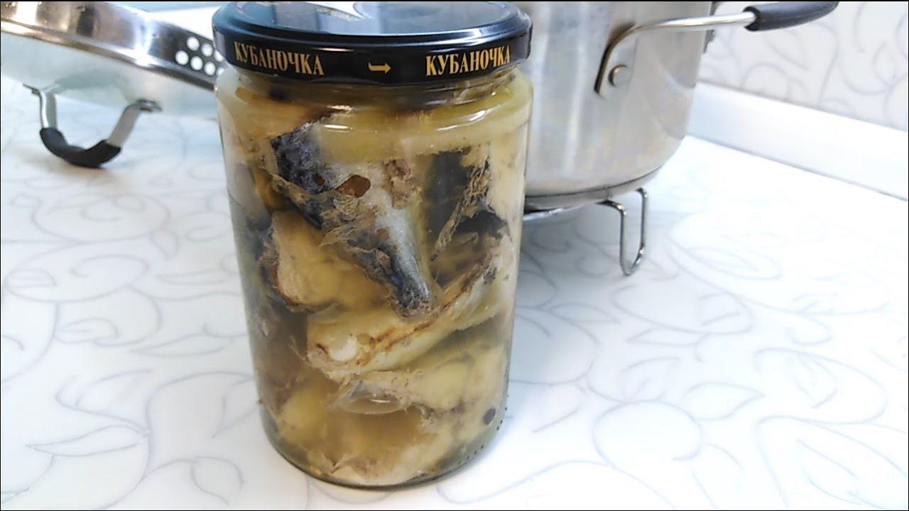 Консервы из СКУМБРИИ в масле в домашних условиях