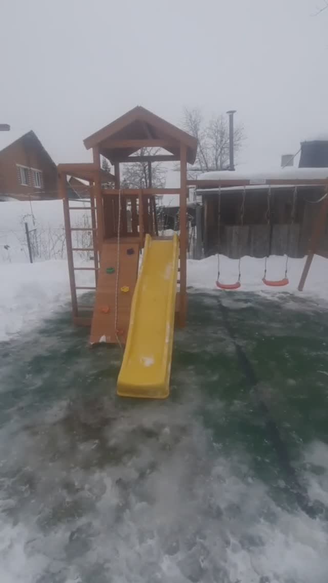 Детская  площадка "Савушка Мастер - 5" (Махагон)