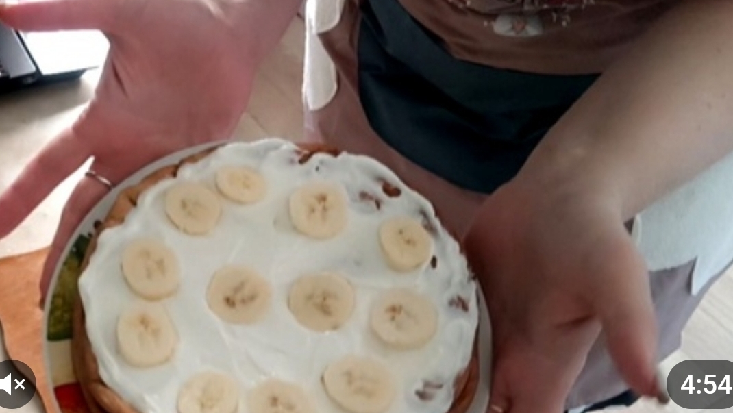 ТВОРОЖНО-БАНАНОВАЯ ЗАПЕКАНКА😋