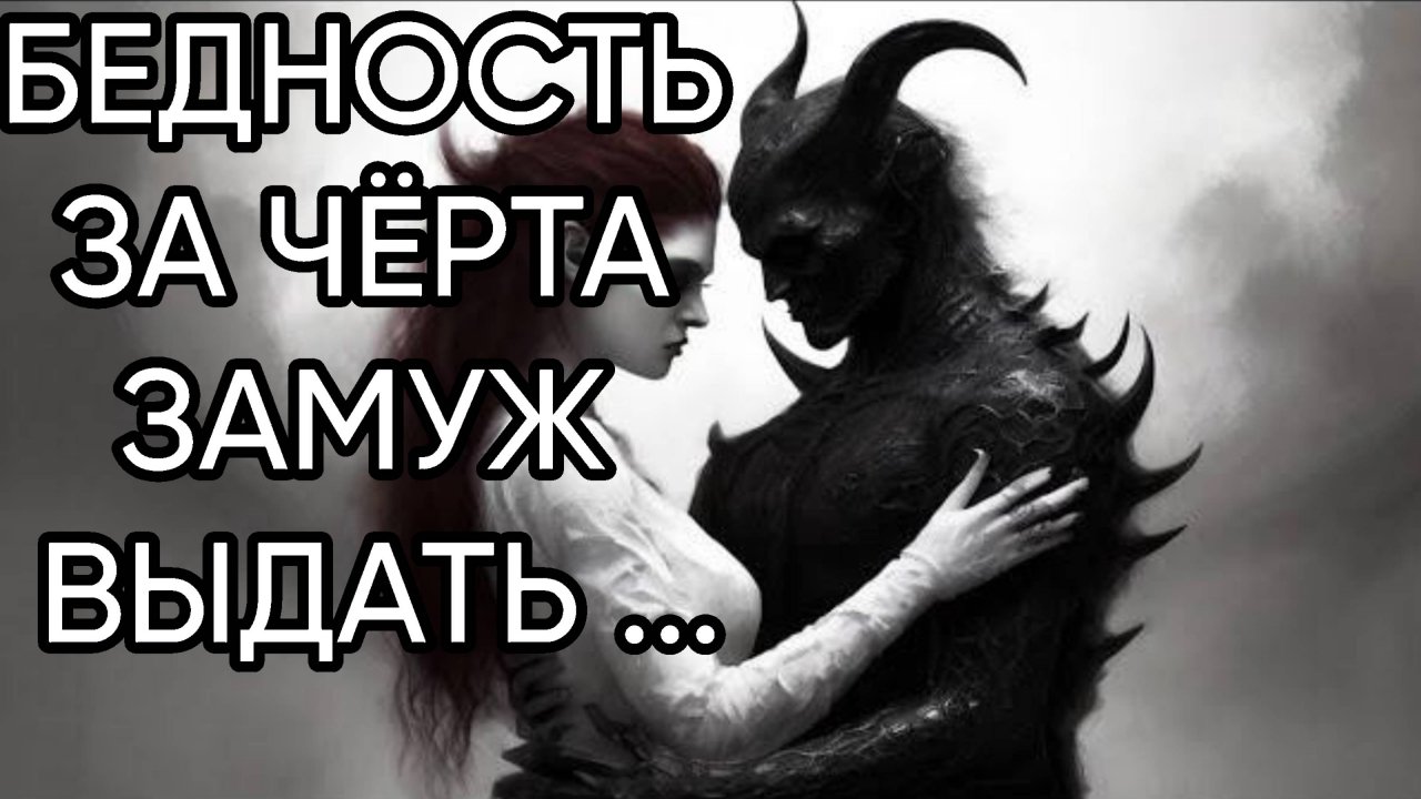 БЕДНОСТЬ ЗА ЧЁРТА ЗАМУЖ ВЫДАТЬ ...ДЛЯ ВСЕХ...