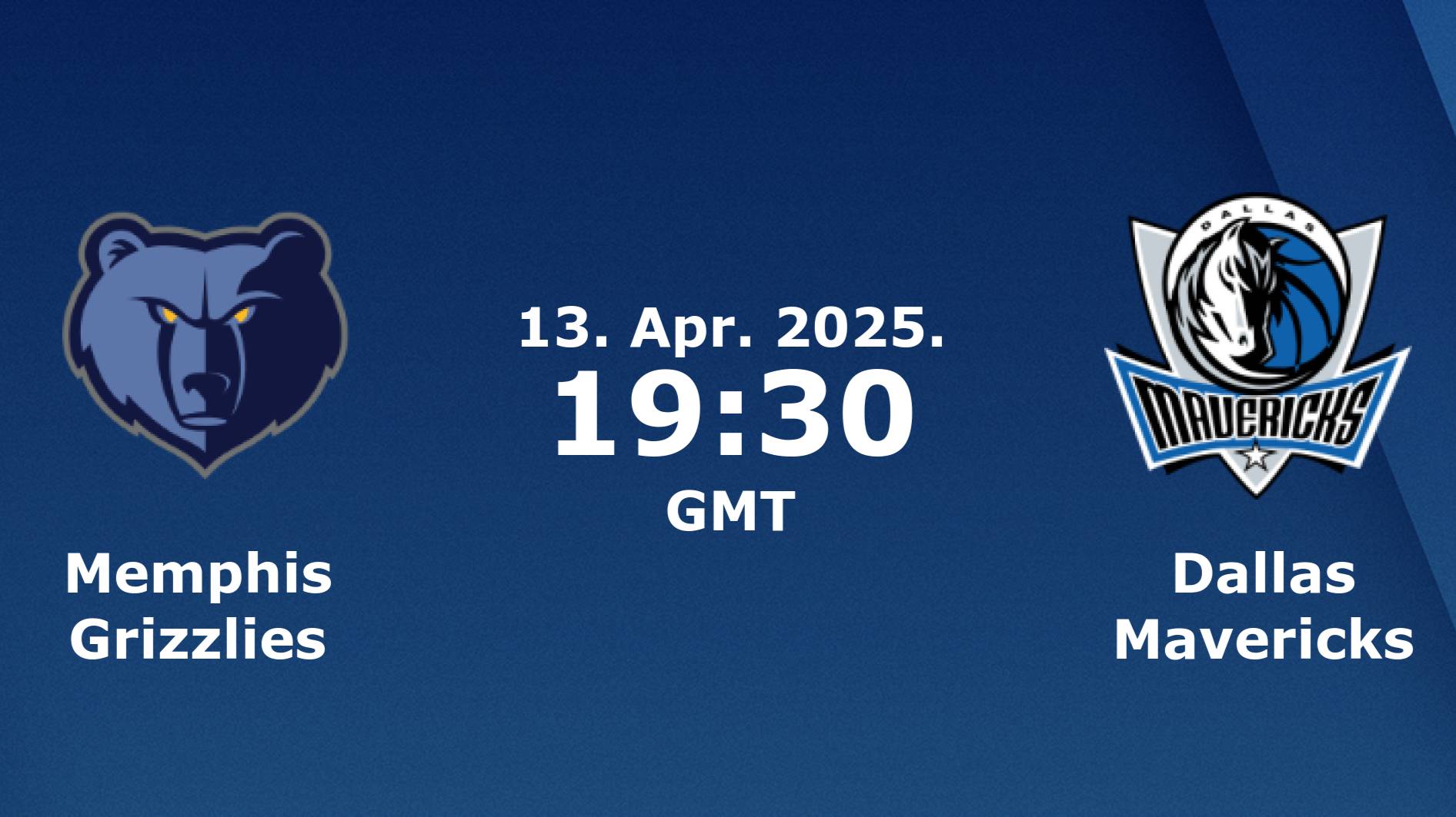 13.04.2025 | Мемфис Гриззлис— Даллас Маверикс | Grizzlies — Mavericks