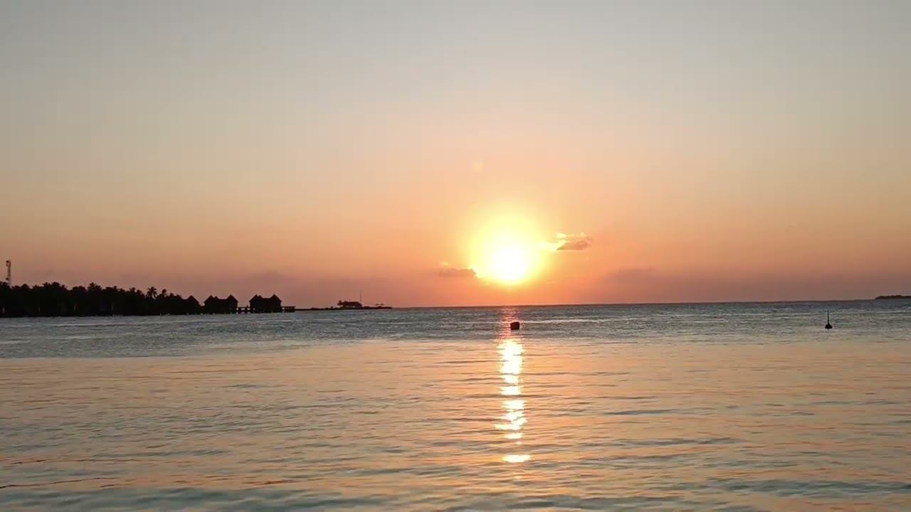 Sunset on Maldives, Bofufolhudhoo, Nika Island