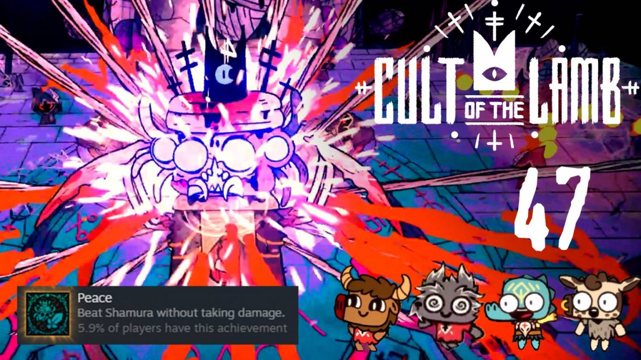 Босс Шамура, без единого попадания - Cult of the Lamb - 47