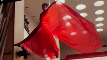 Репетиция и интервью примы Московского театра-танца "Фламенко" Ольги Пшеницыной -"О своих полётах!"