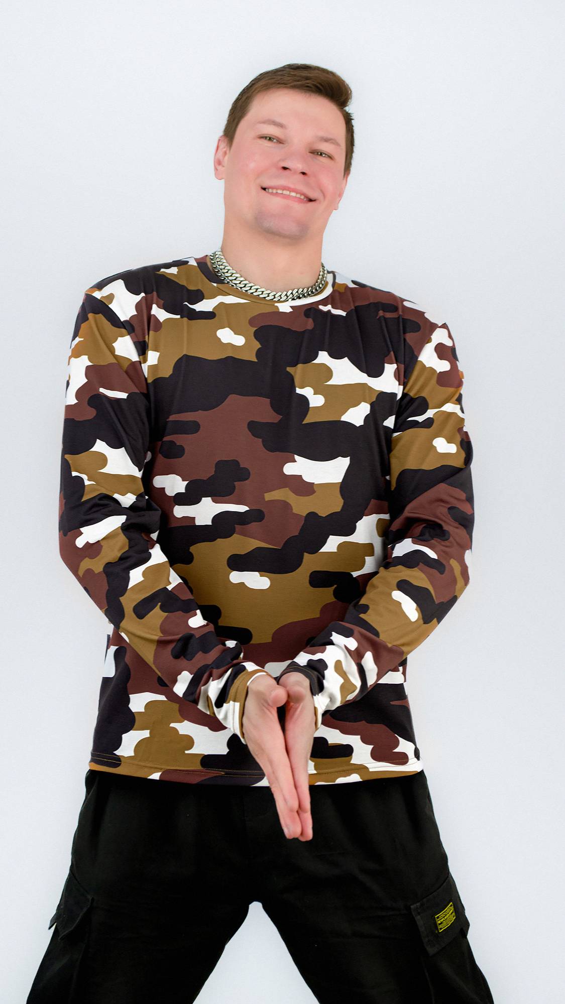 Лонгслив КАМУФЛЯЖ (земля)