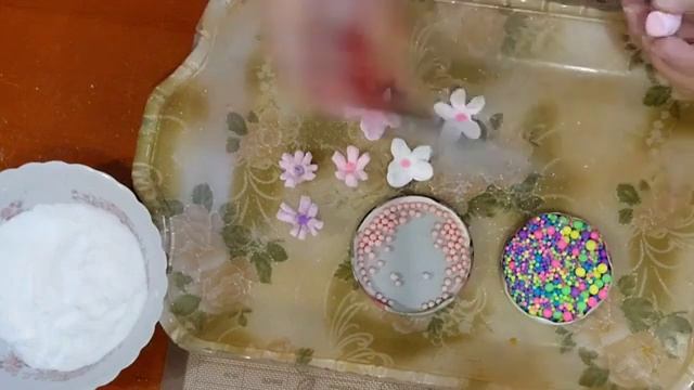 Простой декор к Пасхе.Часть 2-ая Цветочки.