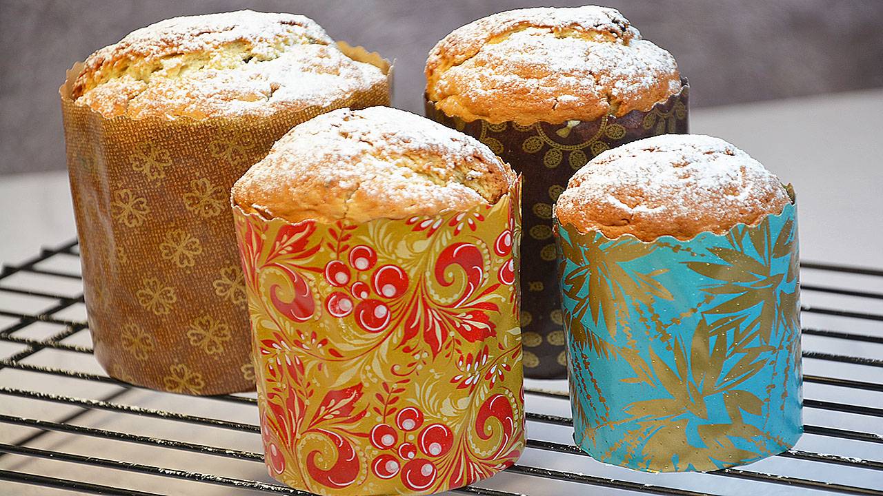 🌸 Пышные куличи без дрожжей — за 1 час от начала до конца! ⚡ ОЧЕНЬ ВКУСНЫЕ 👍