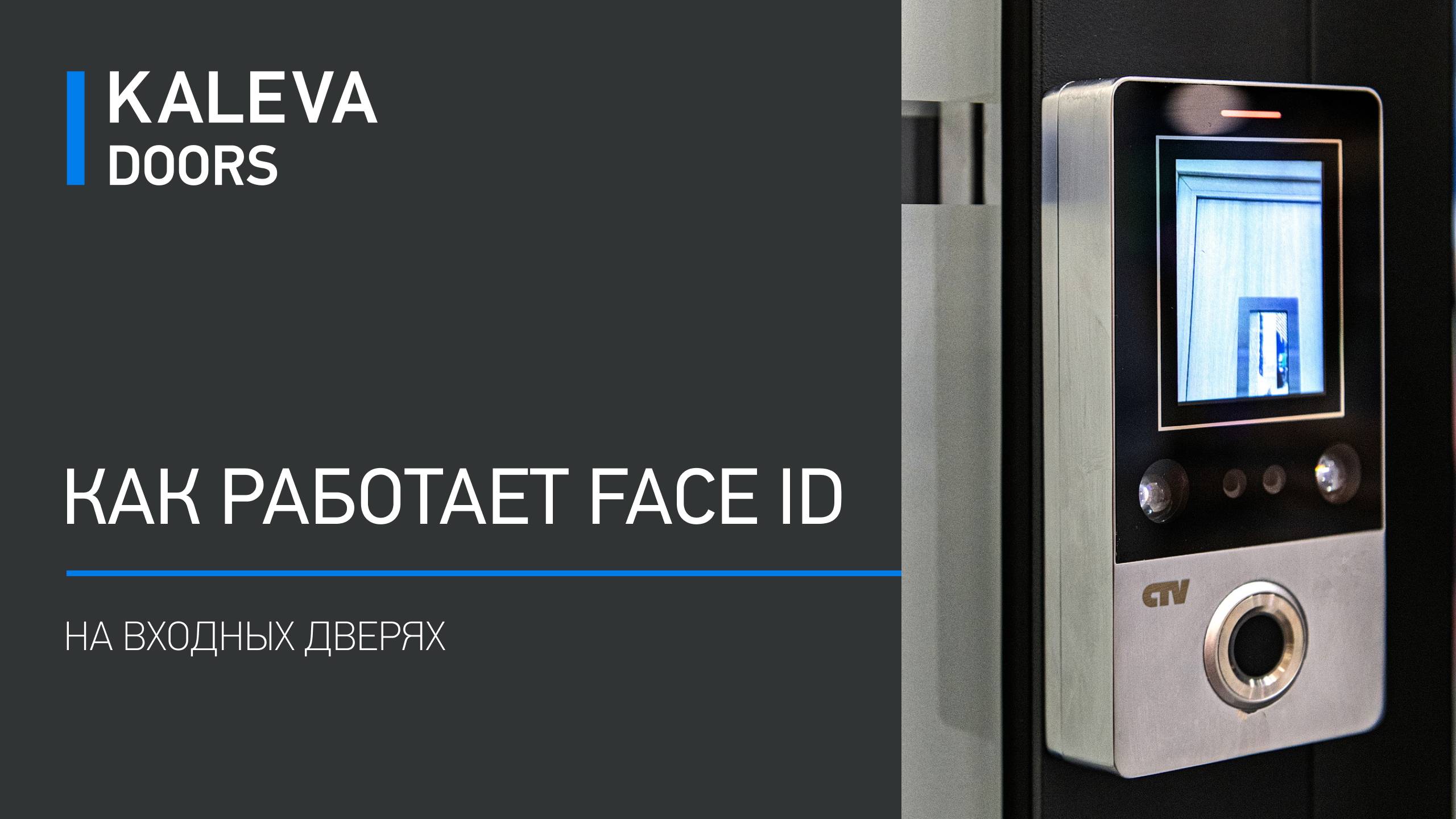 Входные двери с Face ID