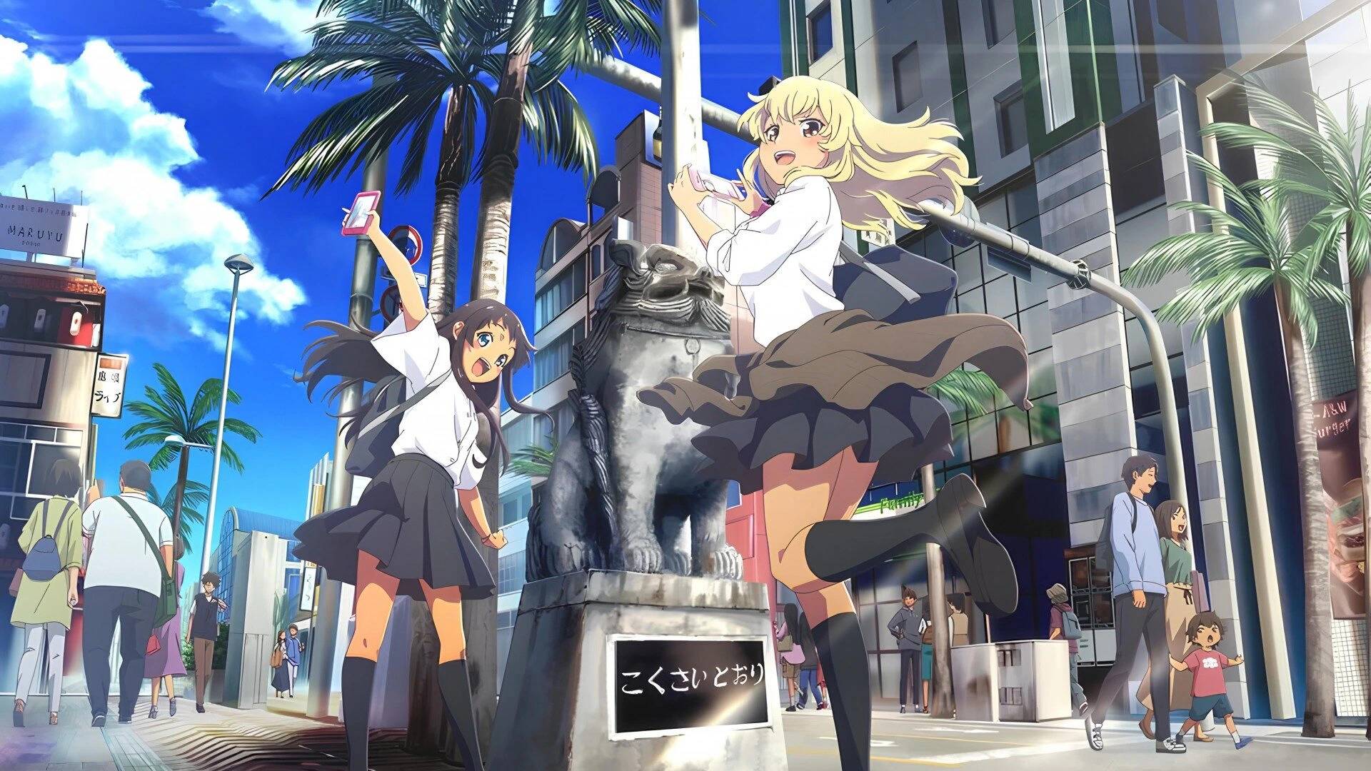 Девушка, в которую я влюбился на Окинаве, говорит на диалекте, и с ней трудно иметь дело - серия 9