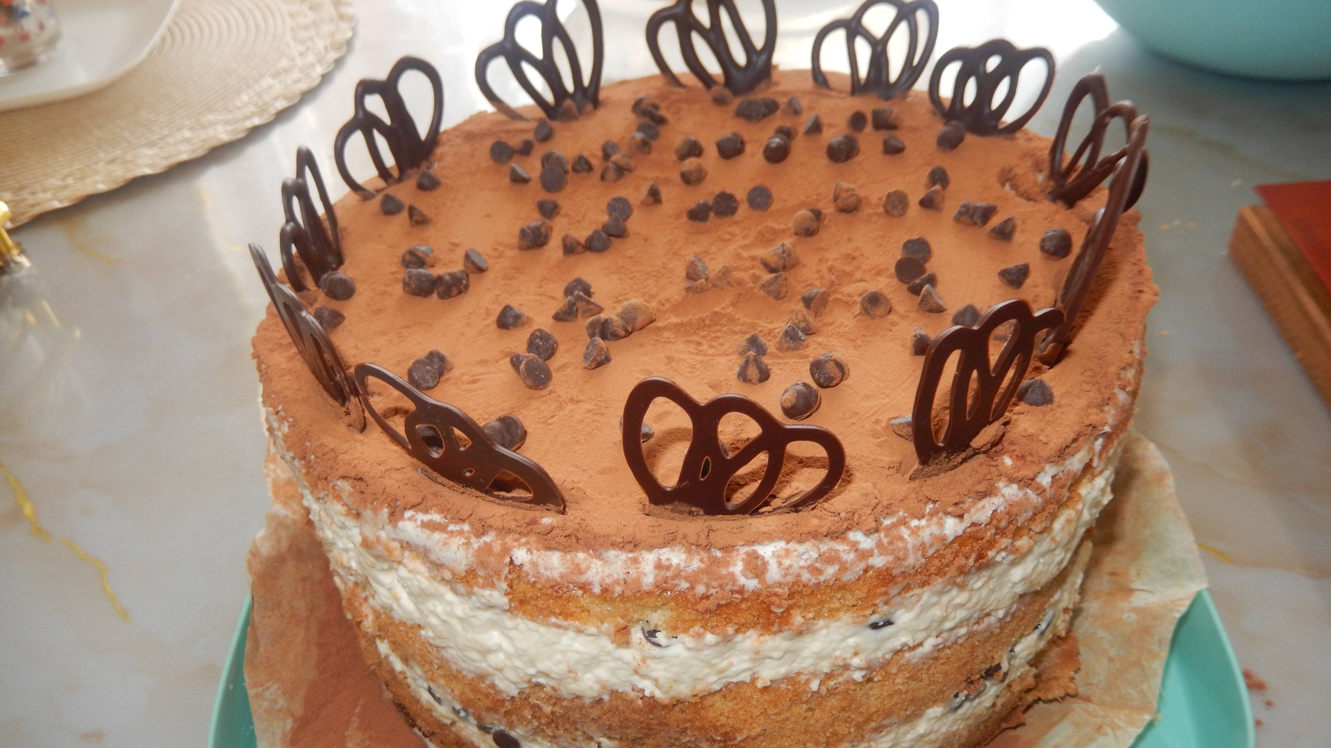 Рецепт.  Очень легкий и вкусный десерт. Торт Тирамису.  Кулинарим с Людмилой..