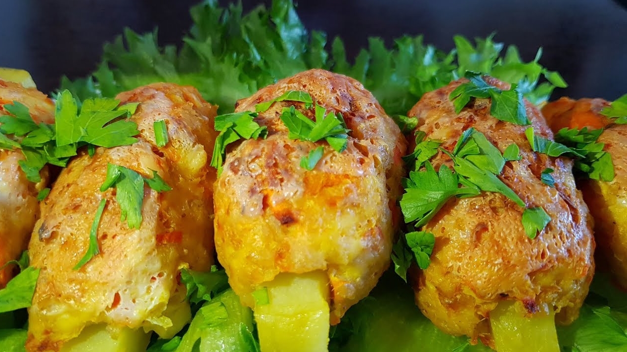 Разлетелись как горячие пирожки. Невероятноя вкуснятина из Фарша в духовке!