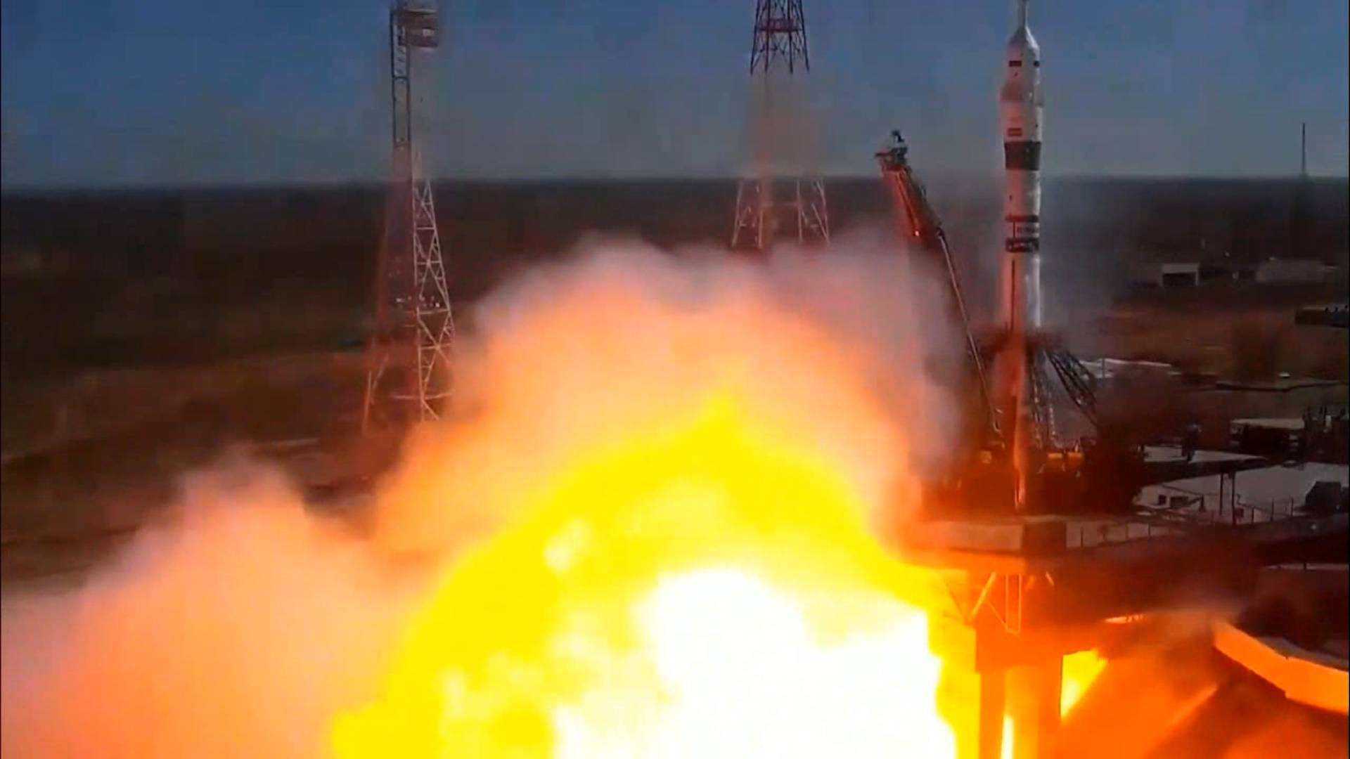 Запуск пилотируемого корабля «Союз МС-27»