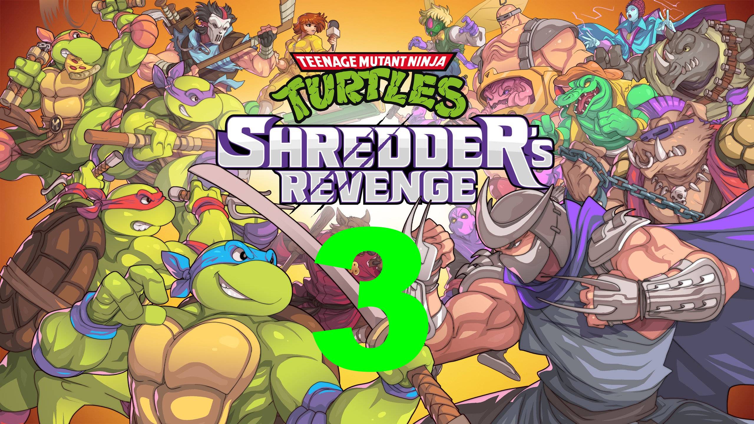 Прохождение Teenage Mutant Ninja Turtles Shredder's Revenge №3 - Жизнь после 13 главы. Финал