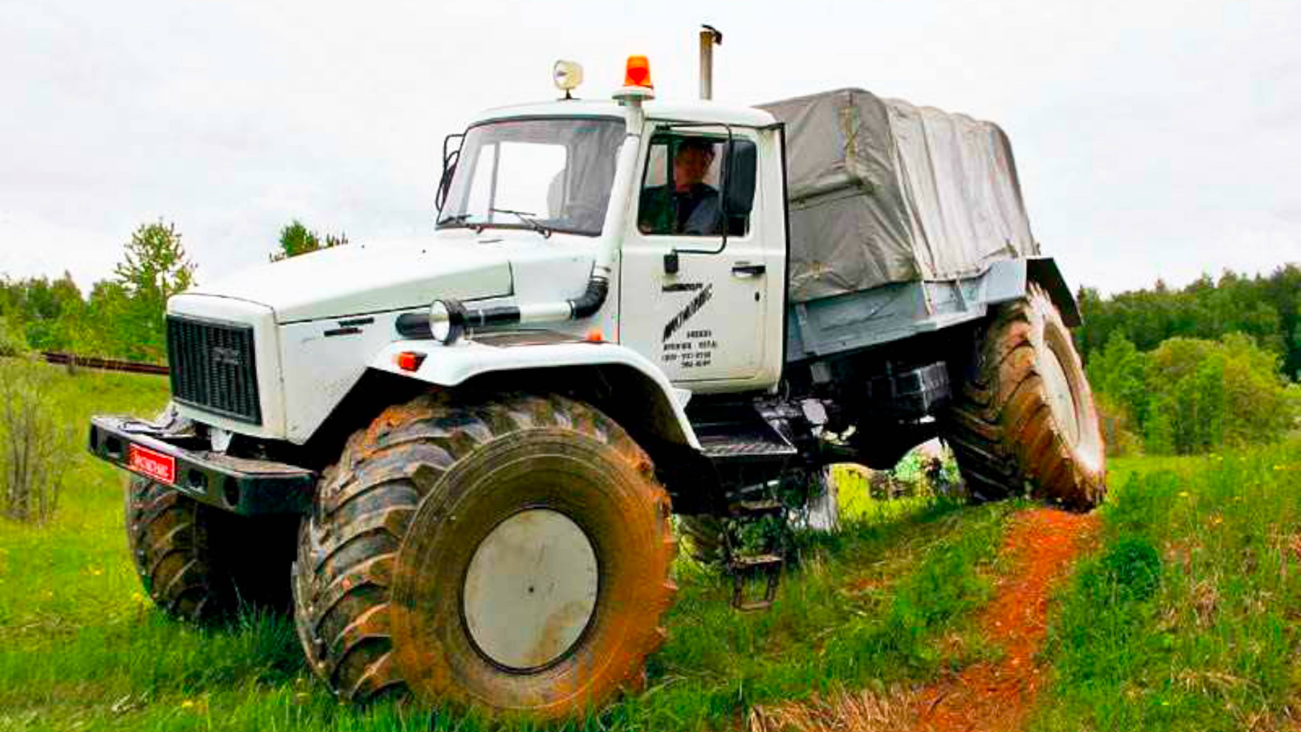 Мамонтёнок: Плавающий вездеход для экстремального бездорожья! 🐘🚀