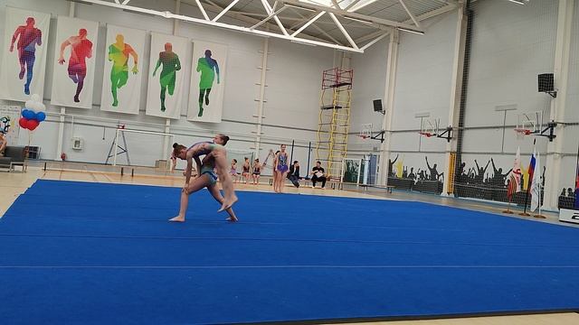 ЖП 1 юношеский, Черноног Арина - Лошакова Злата, г. Славск, Комбинированное упражнение