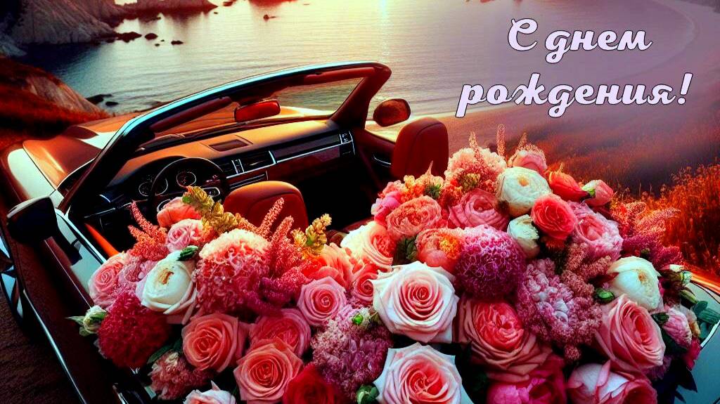 "С Днем Рождения" -  Музыкальное видео поздравление - ОБРАЗЕЦ.