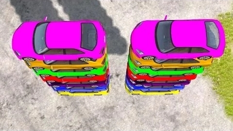 BeamNG Drive – Эпические автомобильные аварии #1