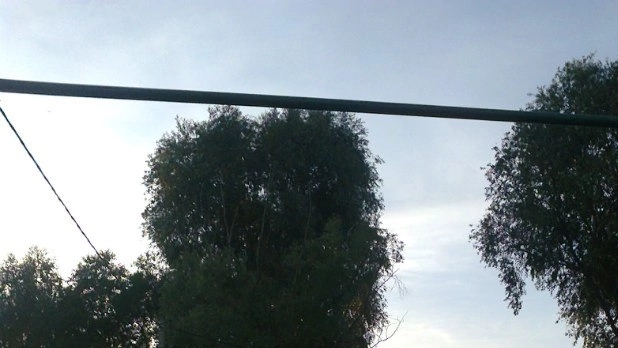 поставил  камеру на руль велосипеда