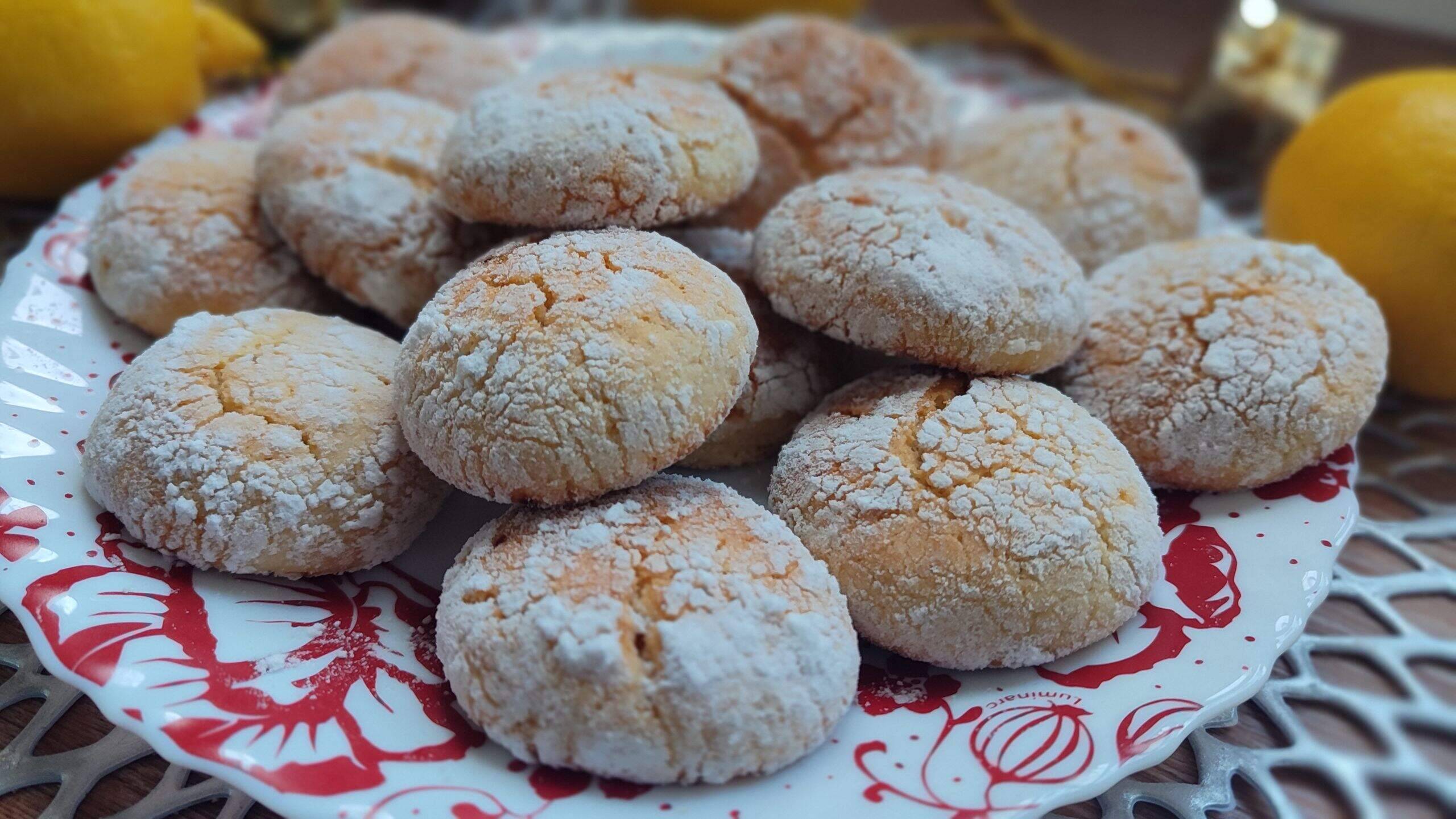 Нежное лимонное печенье. Готовится легко и просто!