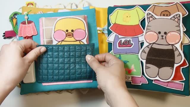 Тактильная книга Маруси #4года . Очень насыщенная фактурами. Часть 1 (г. Орск, Оренбургская обл.)