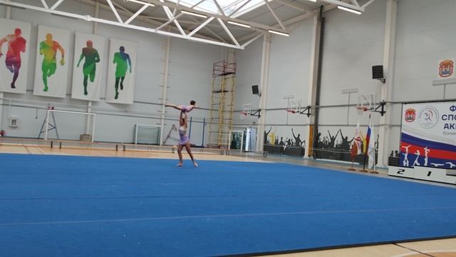 ЖП 1 юношеский, Полубояринова Элла - Амосова Ева, ДШИ г. Светлый, Комбинированное упражнение