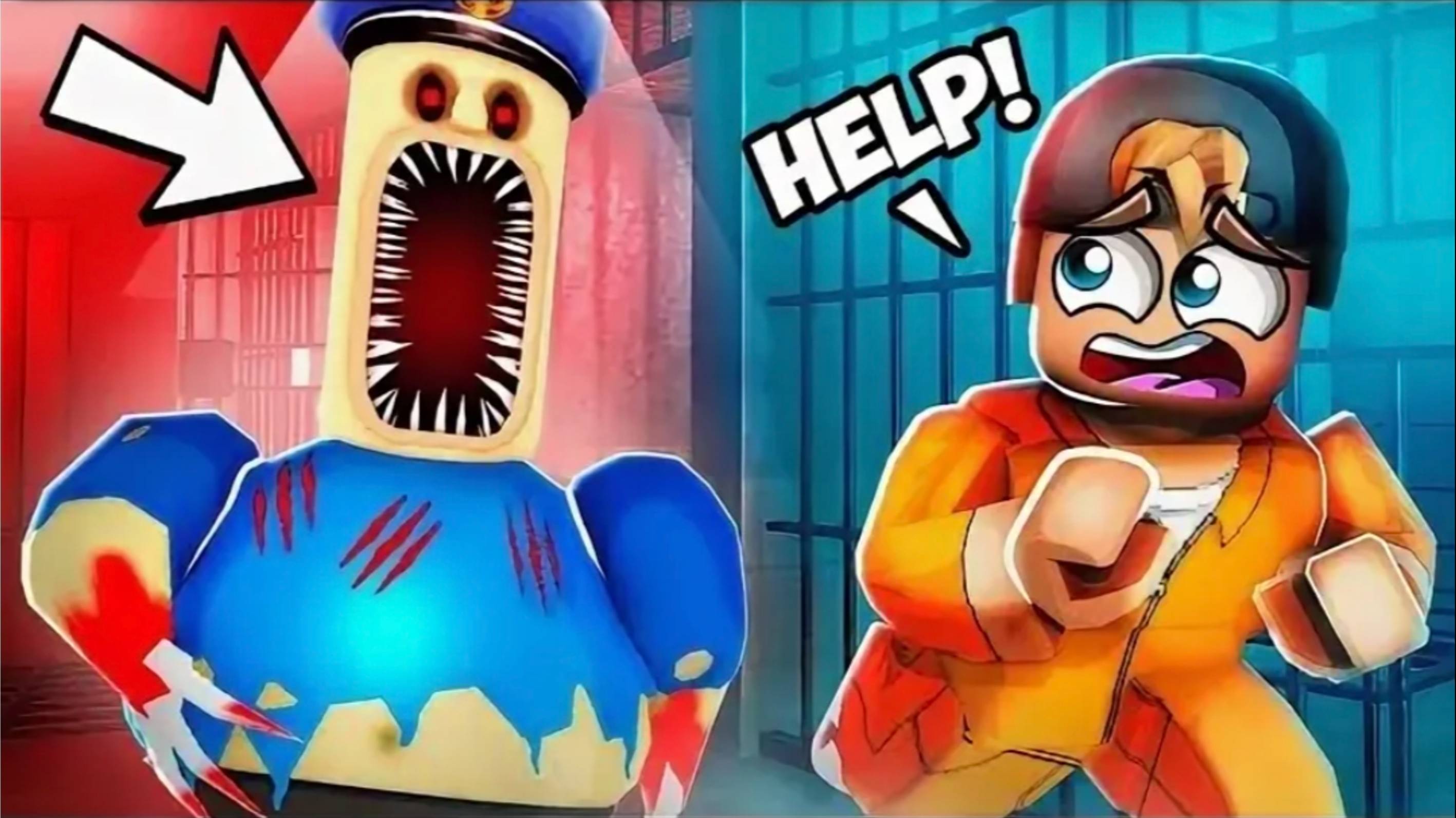 Я сбежал из тюрьмы барри но в космосе в роблокс