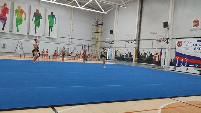 ЖП 1 юношеский, Никулина Кира - Герасименко Ольга, ШСА Пирамида, Комбинированное упражнение