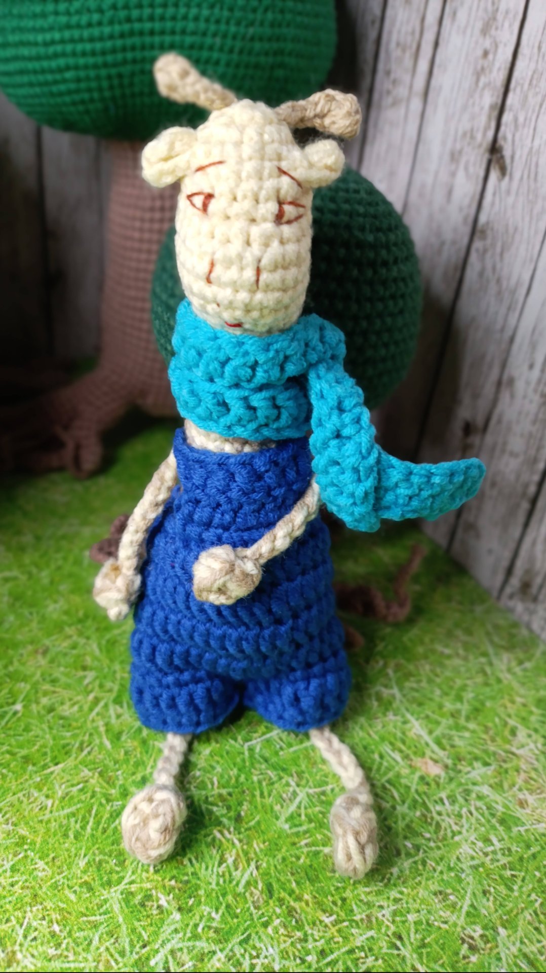 Обзор на Жирафика из серии "Игрушка за вечер или пока малыш спит"🦒🧶