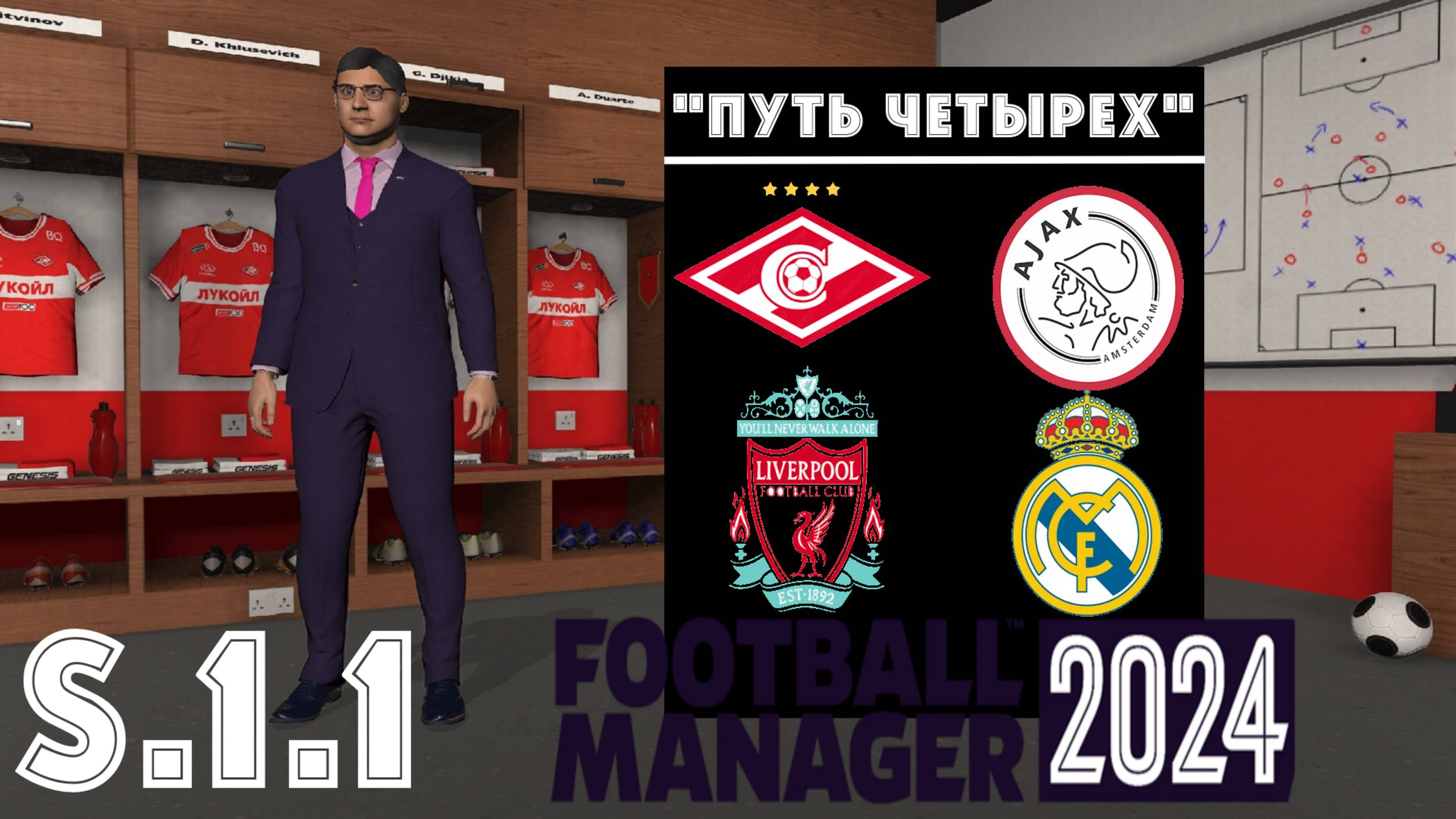 Football Manager 2024 ⚽Путь Четырёх | Спартак М | S.1.1 Начало долгой истории