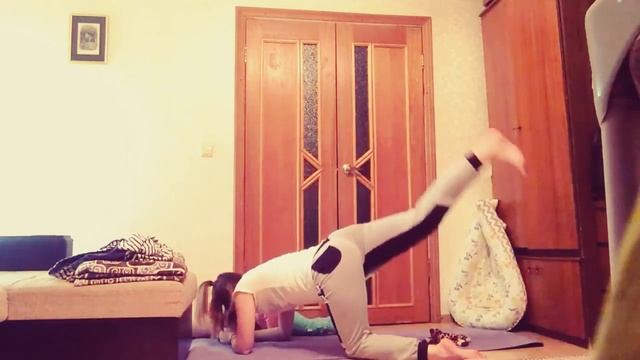 Фитнес с малышом   тренировка №8