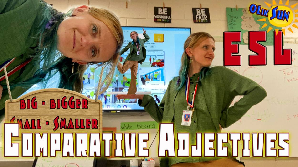 Study English: comparative adjectives. practice. Сравнительные прилагательные.