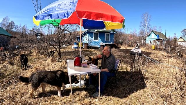 Работаем и отдыхаем на даче. 18.04.2025