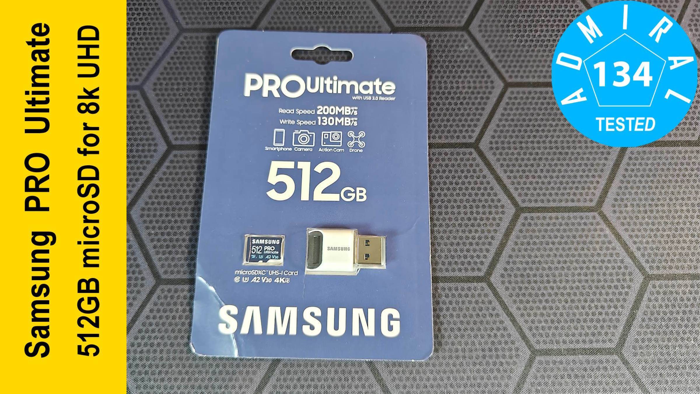 Samsung PRO Ultimate microSD 512GB обзор накопителя для записи видео 8k UHD