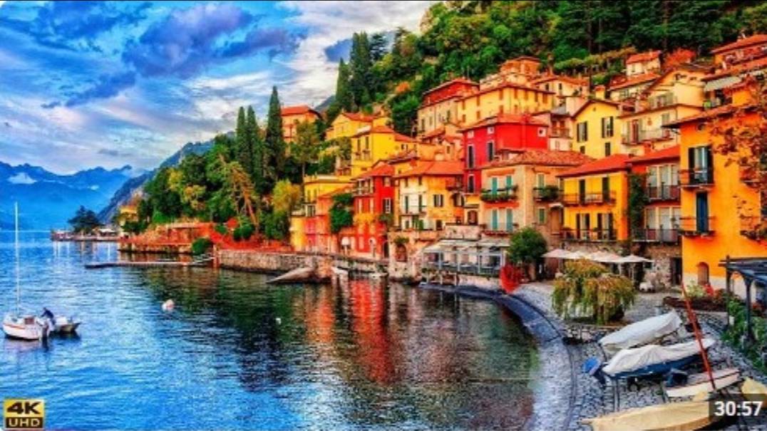 SmartTV 4К ➤ Белладжио! Самые красивые деревни на озере Комо, Италия!