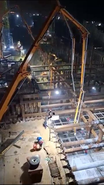 Слаженная работа бетононасосов, смотрите в июне на каналах Константин ПРО